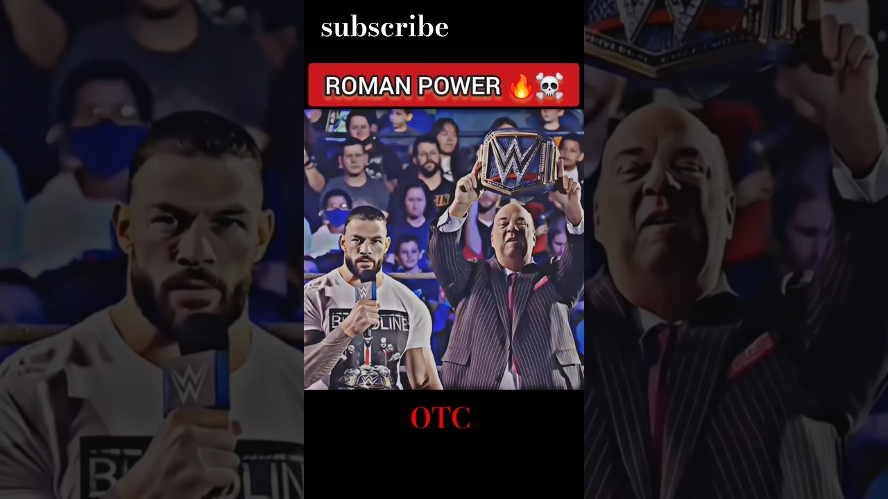 ROMAN REIGNS ☠️OTC MOOD OFF🔥 STATUS VIDEO EDIT #wwe #wrestling #remix #viralvideo #shorts #foryou