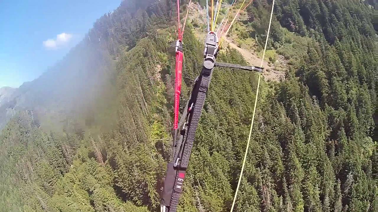 Paragliding - Bridal Falls, Canada - Gin Carrera Plus - MOHOC 1080p60 - 2016-08-01