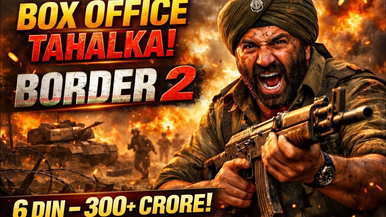 Border 2 Movie Review & Box Office Collection | Sunny Deol Ki तूफानी दहाड़ | 6 Din 300+Crore Dhamaka