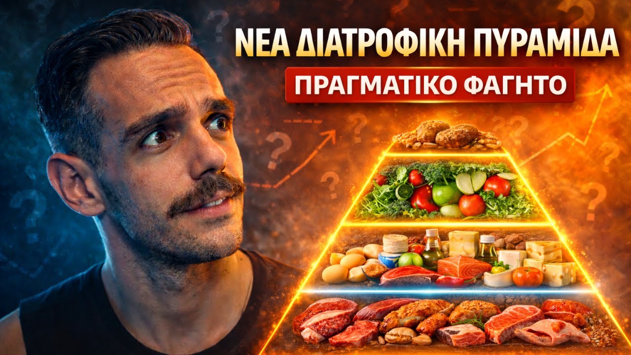 Η Νέα Διατροφική Πυραμίδα Τα ΑΝΕΤΡΕΨΕ Όλα 🧠 // Τι Ισχύει Τελικά για τη Διατροφή μας;