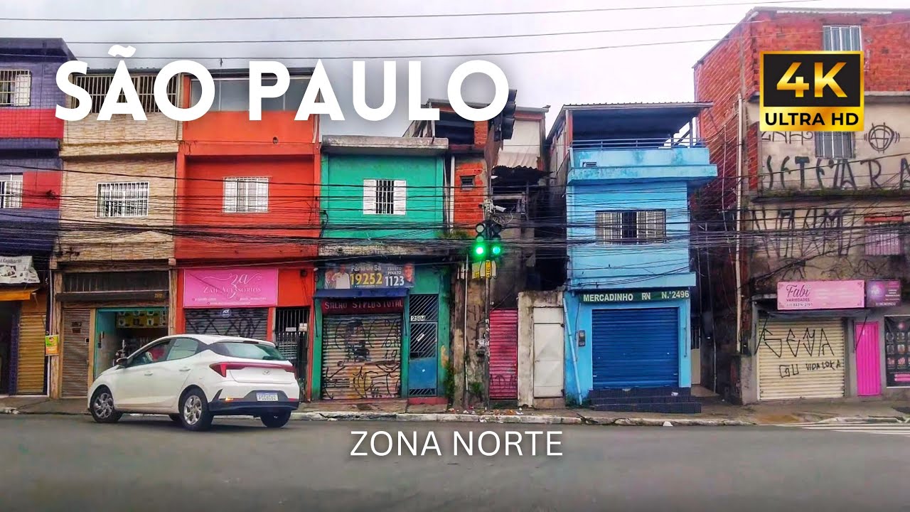 Jardim Guarani até o Largo da Parada | Zona Norte de São Paulo 4K