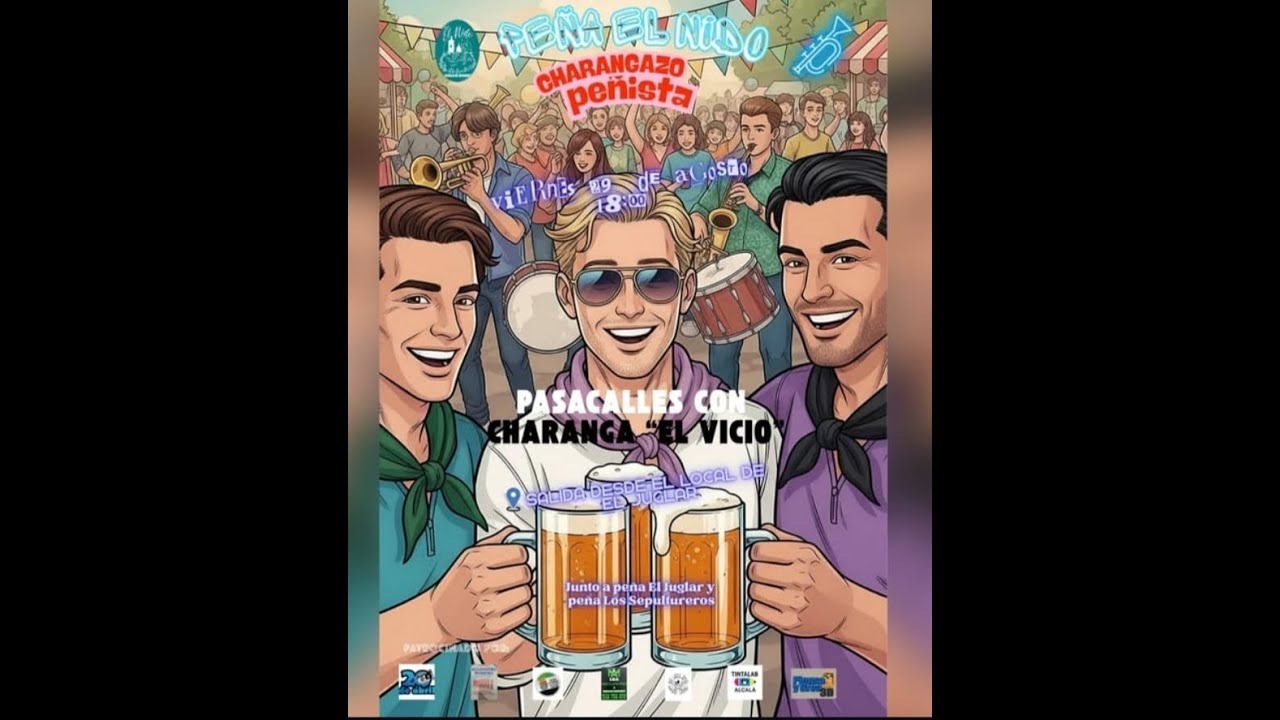 Charangazo peñista con El Juglar , El Nido y Los Sepultureros - Charanga El Vicio (Móstoles) 2025