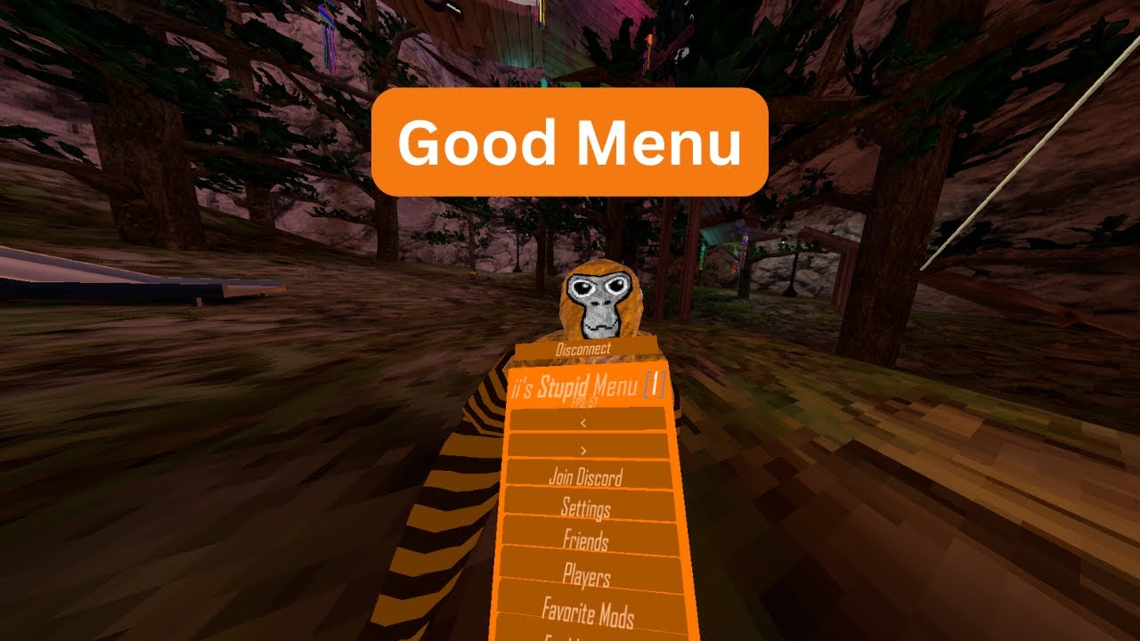 Trolling with the iiStupid Mod Menu in Gorilla Tag