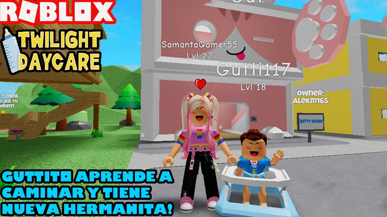 Guttito Aprende A Caminar Con Su Nueva Andadera Y Tiene Nueva Hermanita! Nueva Casa Gato En Twiligh