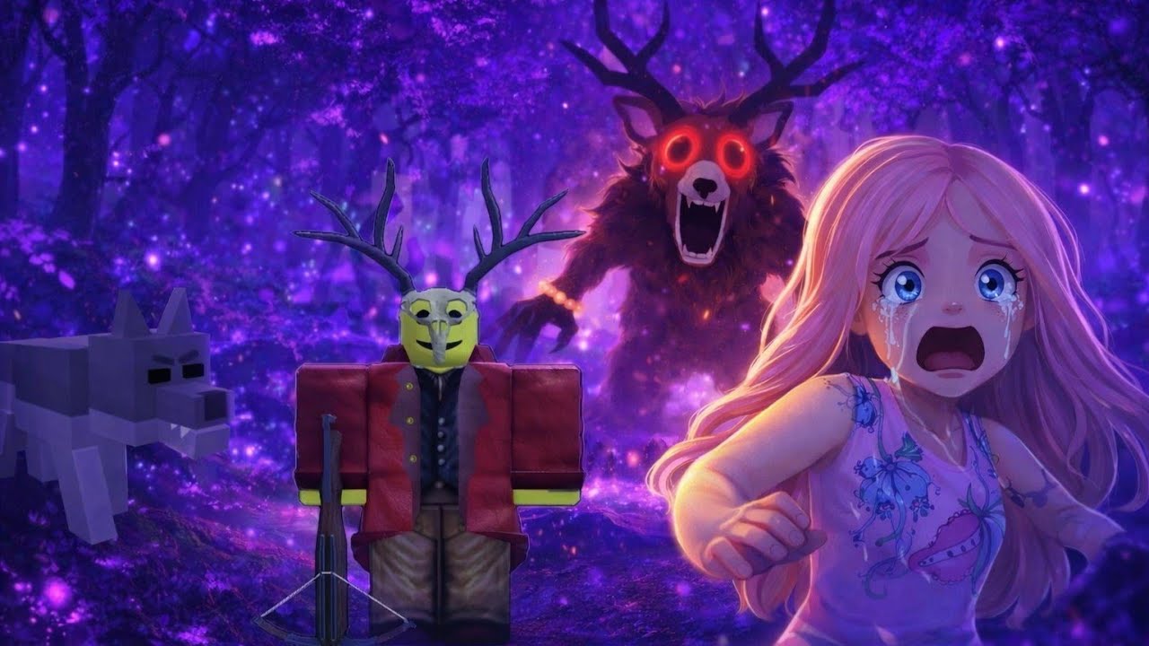 تحديث الغابة المجنونة السر المرعب خلف الغابة البنفسجية!roblox