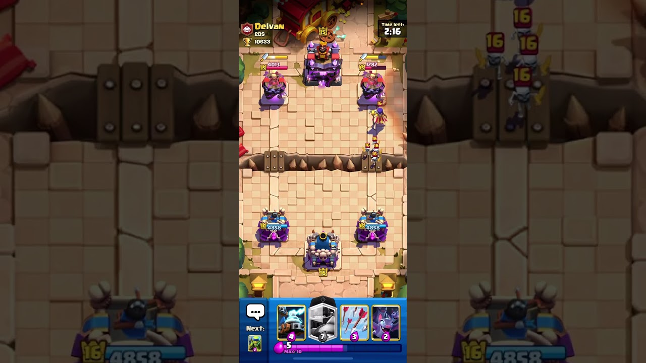 Fragment chest open VS Hero Giant Mini Pekka