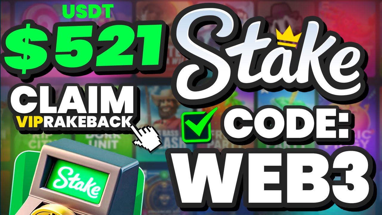 CRYPTO CASINO 2025 STAKE VIP BONUS  - Stake Code "WEB3"