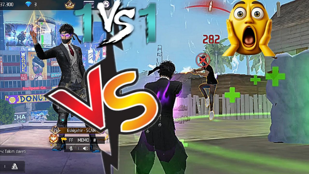 BU 1v1 TARİHE GEÇTİ! 😱 SONU ŞOK EDİCİ FULL KAFA VURUŞLARI            | Free Fire | • FF MEMO |