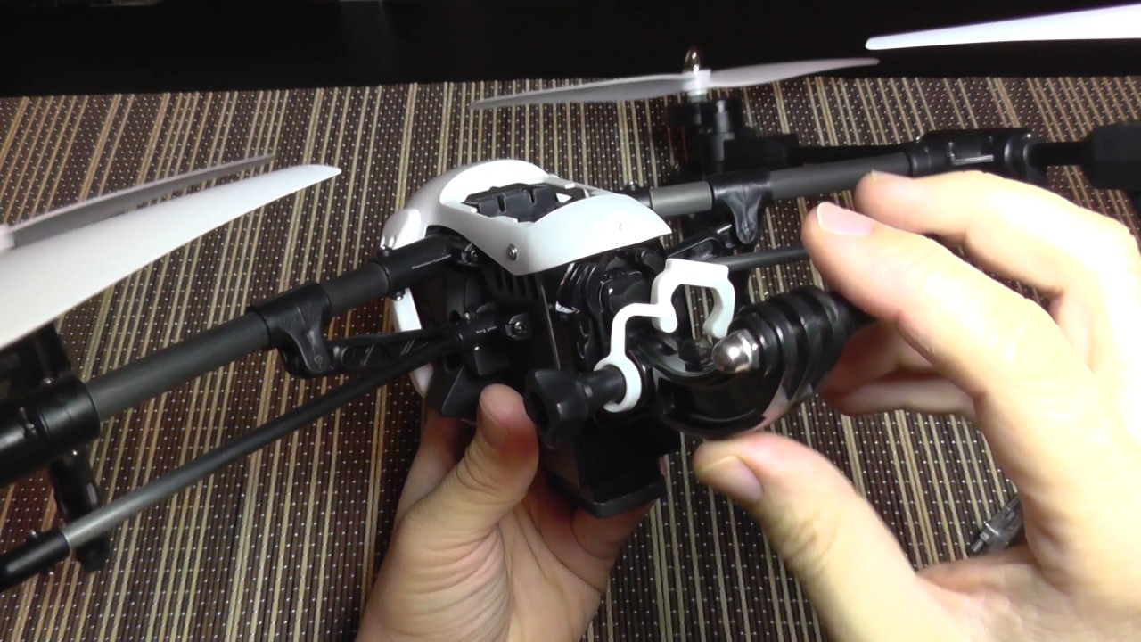 WLtoys Q333 - How to Install a GitUp Git2 / GoPro Sized Camera