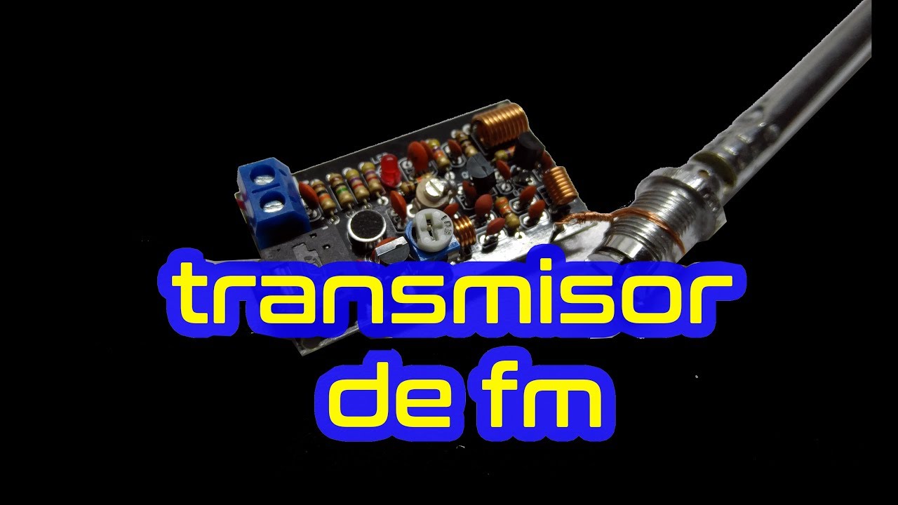 #1 arma tu propio transmisor espía de  FM) de 100m a 1km (FUNCIONALIDAD EXCELENTE)
