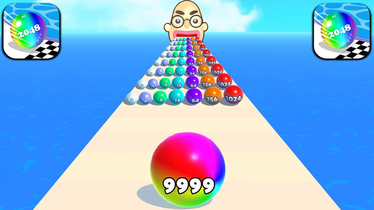 Satisfying Mobile Game Top Video Tiktok Gameplay  56789 Levels Ball Merge 2048, Marble Run ... XBPER