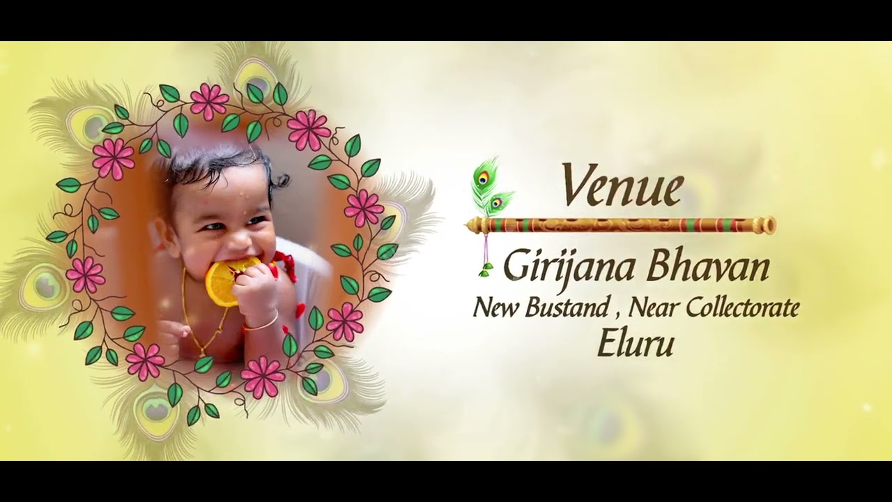 Latest Birthday invitation video | Custom birthday invitation | Birthday party |