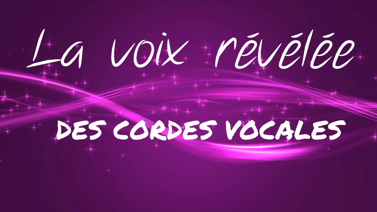 cordes vocales - ondes m&eacute;caniques