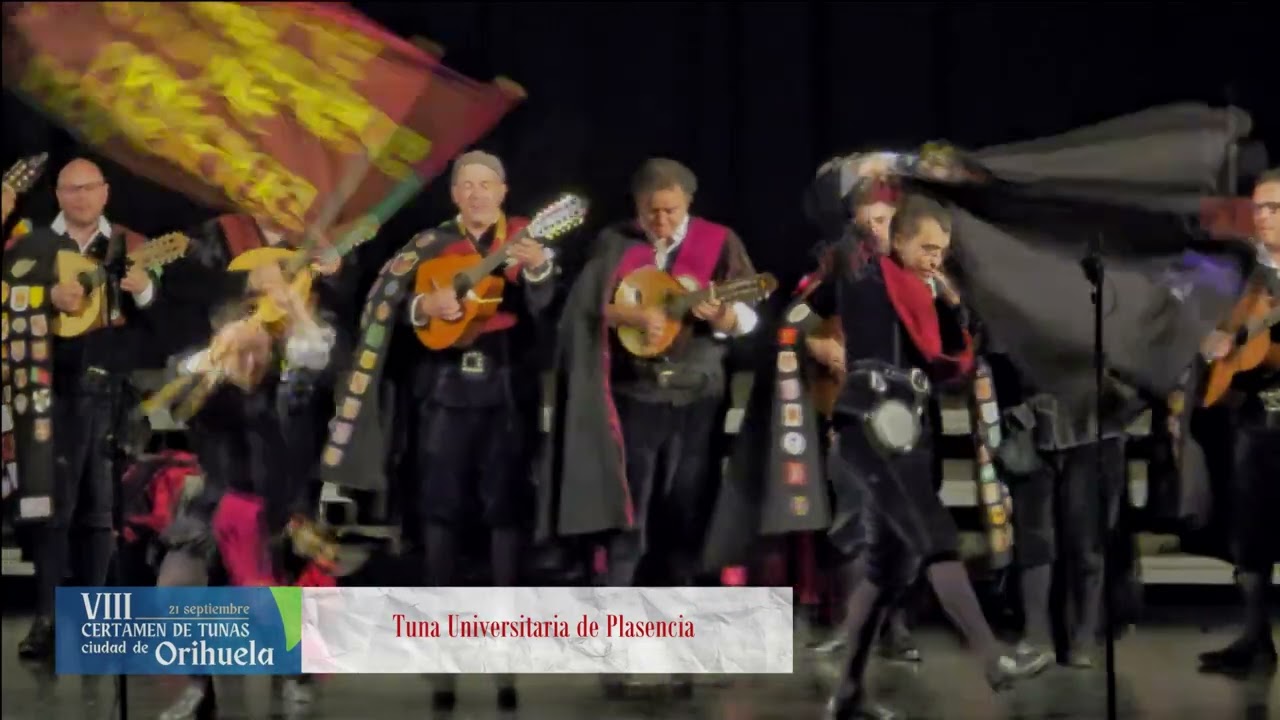 Actuación Tuna Universitaria de Plasencia VIII Certamen de Tunas Ciudad de Orihuela