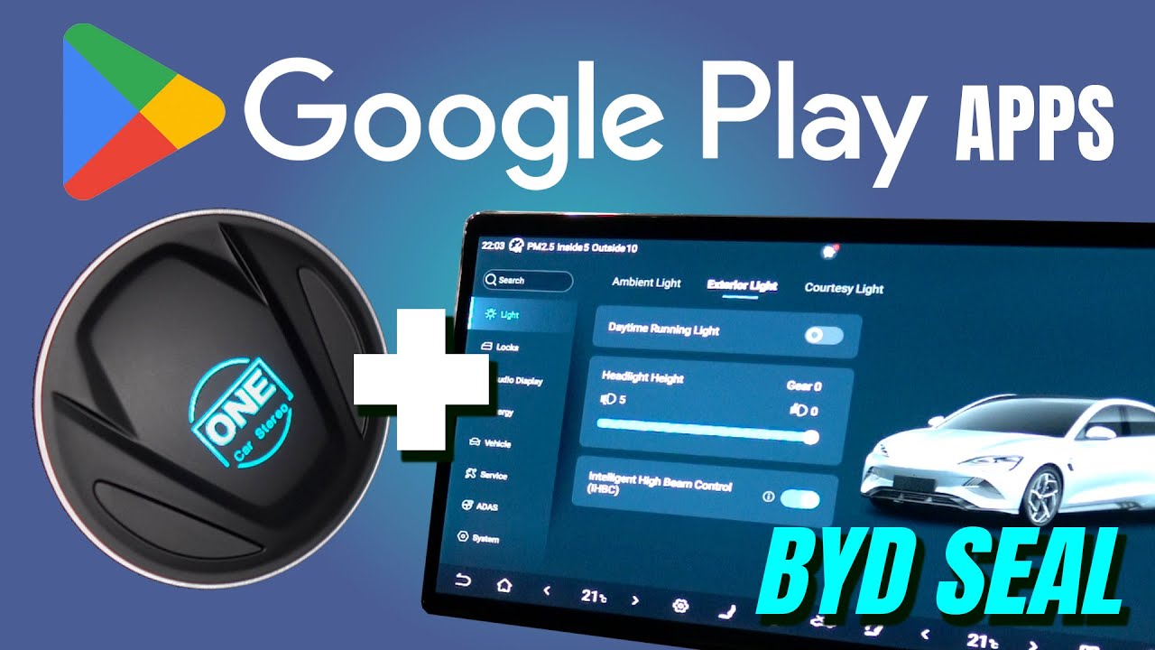 Google Play Apps on BYD Seal Infotainment: CarPlay AI Box Ultra