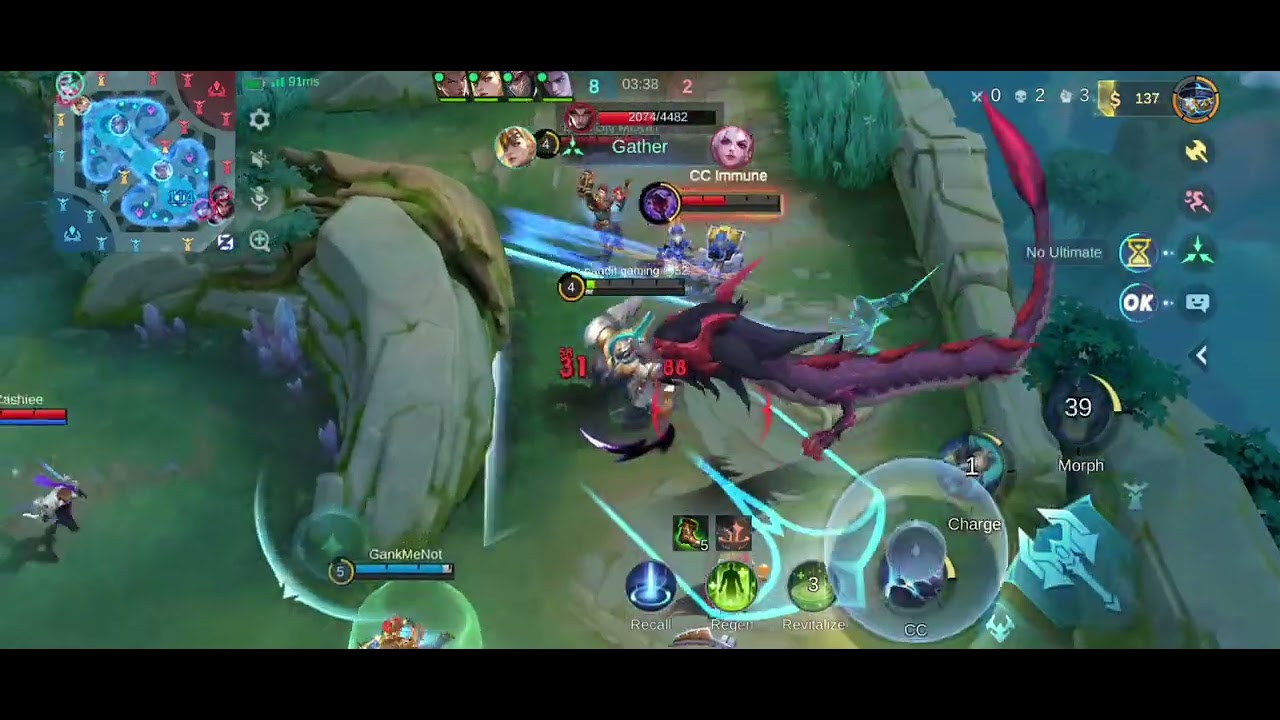 @GyanGaming please subscribe 😊👍 Moba legend 5v5 game 🎯🎯🎯