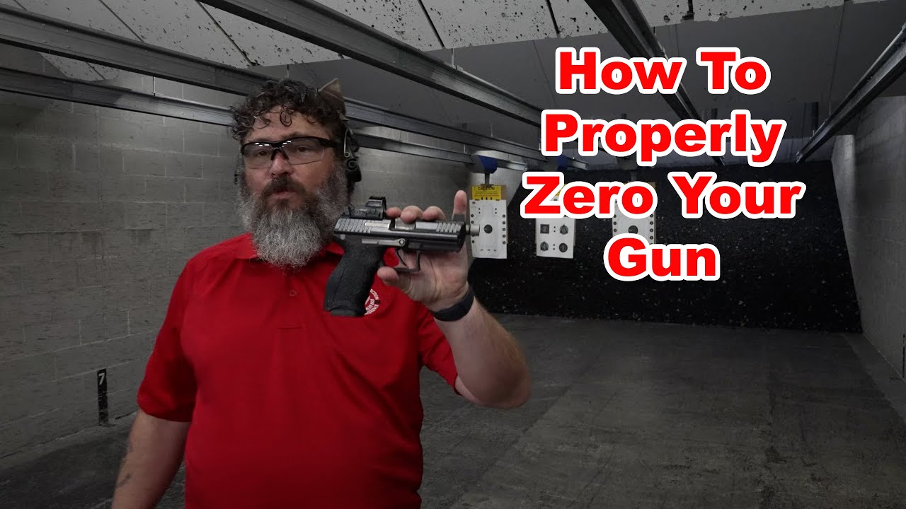 На каком расстоянии следует пристреливать точку?