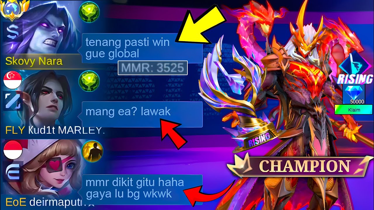 KETIKA TOP GLOBAL MOSKOV MAIN DI FINAL RISING OPEN(MRO) Dibacotin & Diremehkan!! ~ MLBB