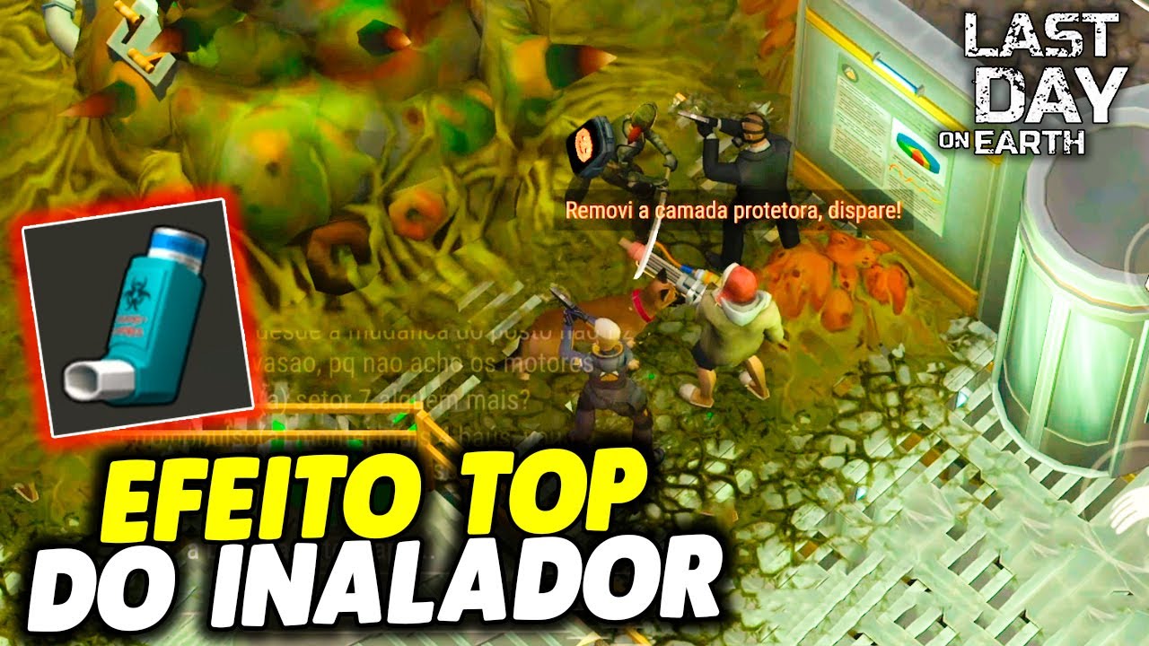 EFEITO TOP DO INALADOR NO LABORAT&Oacute;RIO - Last Day On Earth