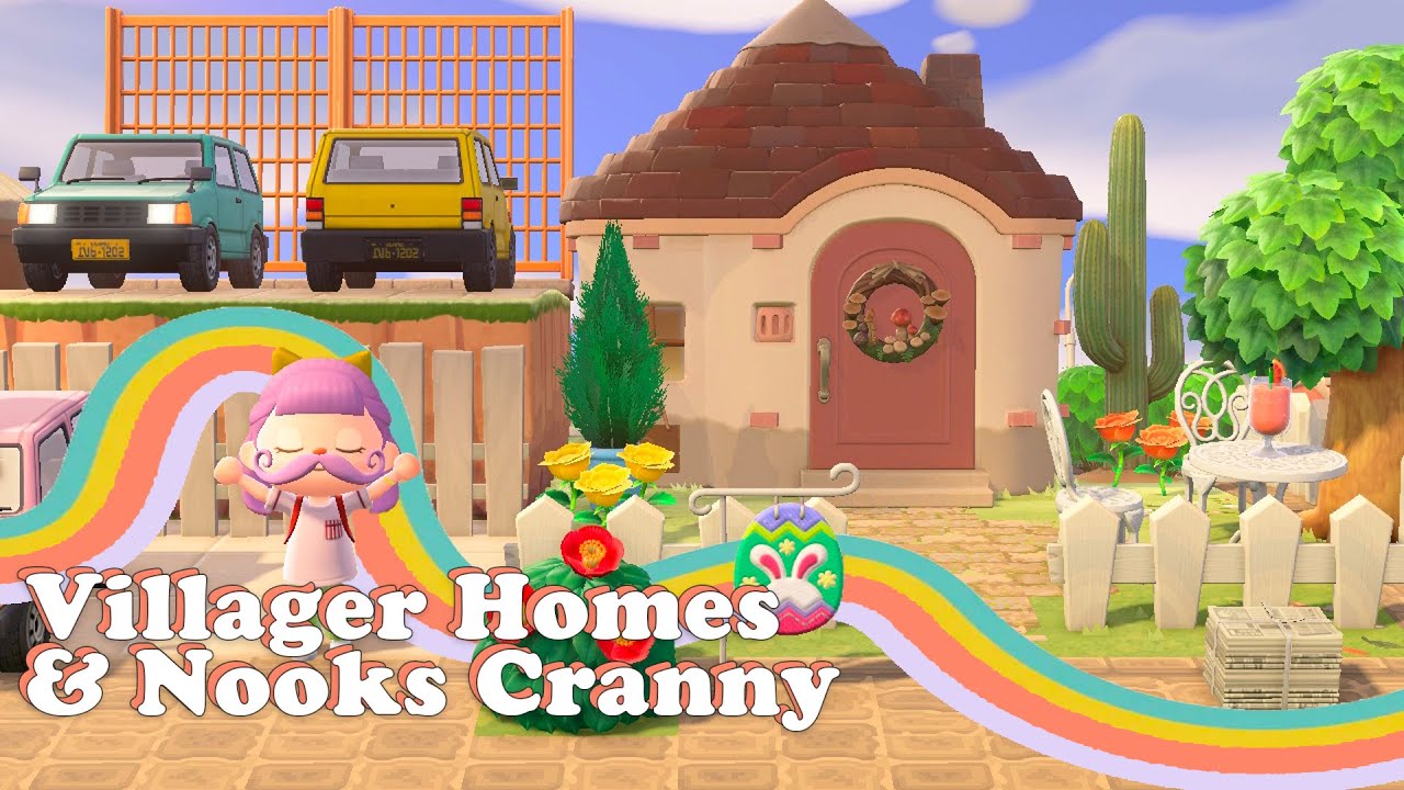 Colorful Nooks Cranny & Villager Home Design | Animal Crossing New Horizons