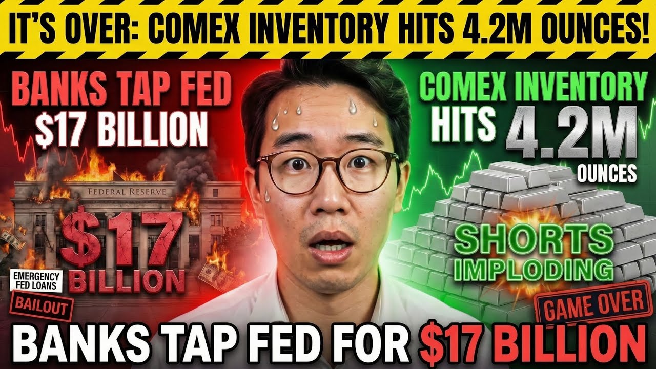 IT'S OVER: COMEX Inventory HITS 4.2M Ounces - Banks Tap Fed for $17 BILLION (Shorts Implode)