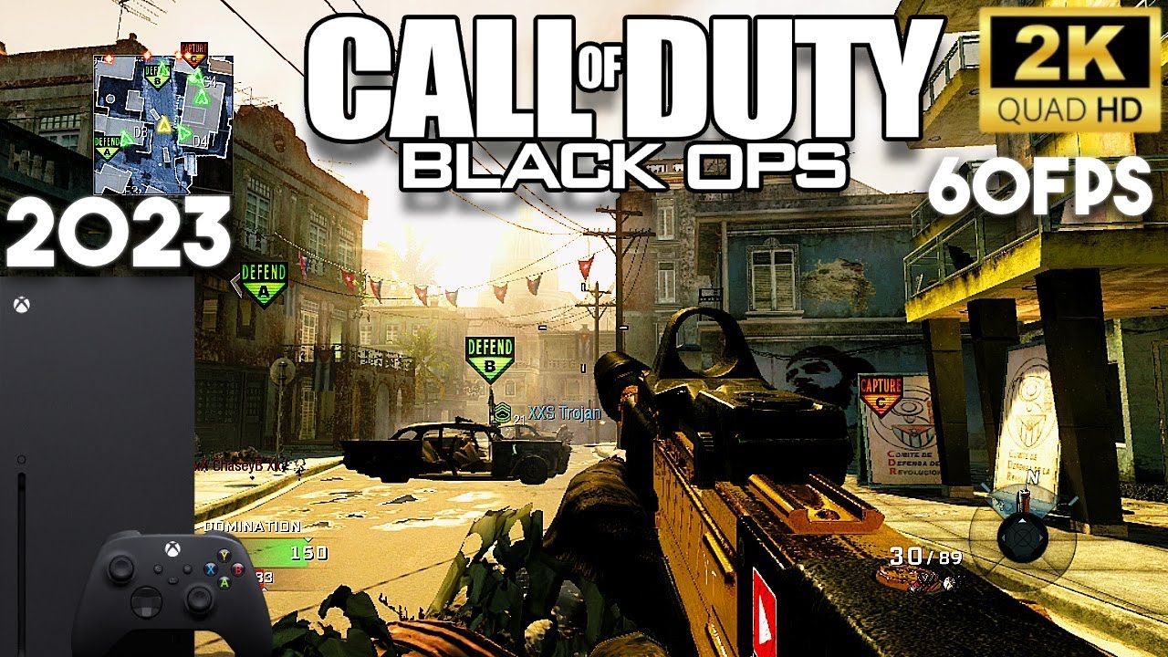 Call of Duty: Black Ops 1 - Xbox Series X | 1440P 60FPS | Gold Enfield Gameplay | Domination