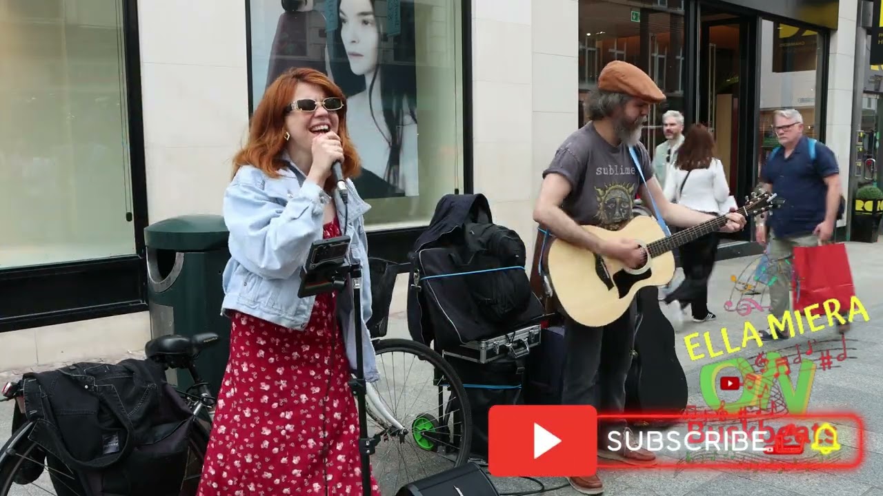 Ella Mieri Blows us away with her Cover of Sweet Child of Mine on Grafton Street Dublin Ireland