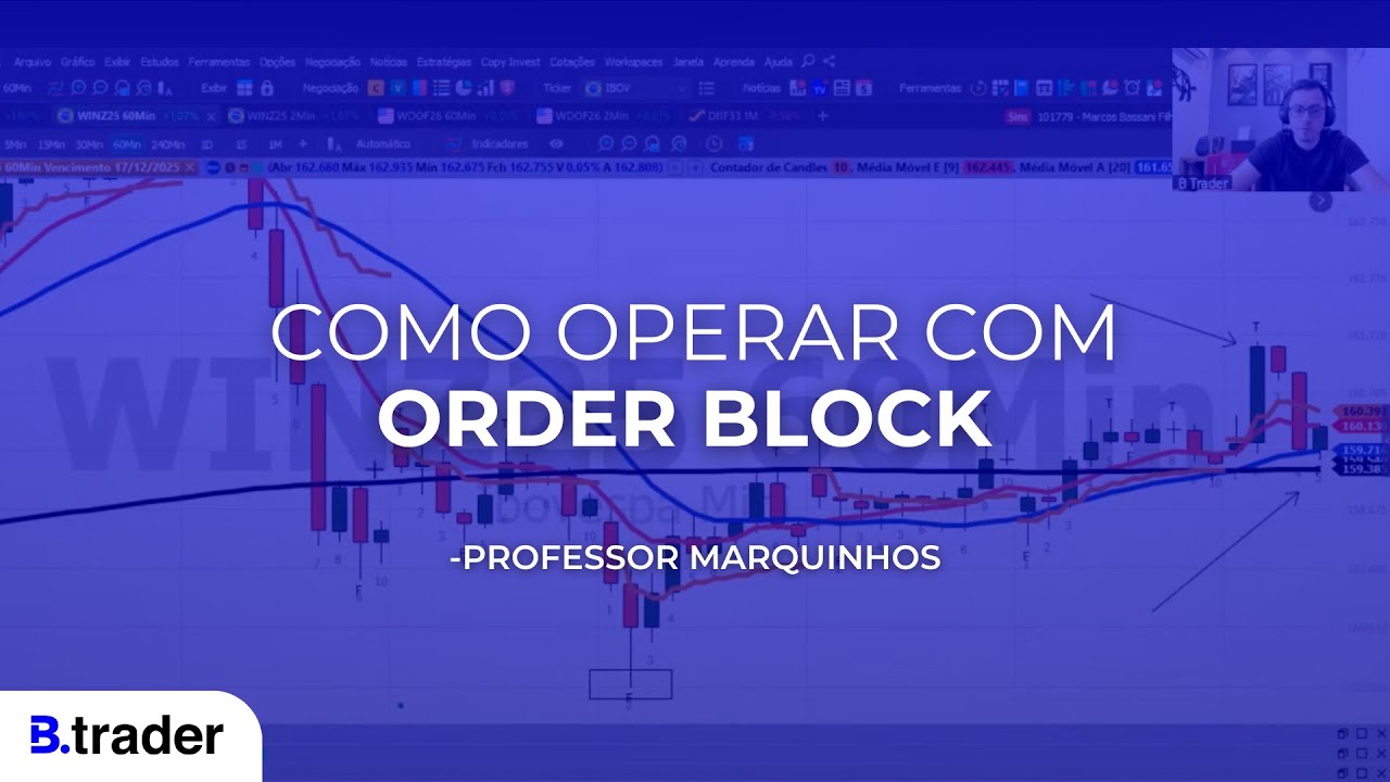 🔴 COMO OPERAR COM ORDER BLOCK | B.Trader