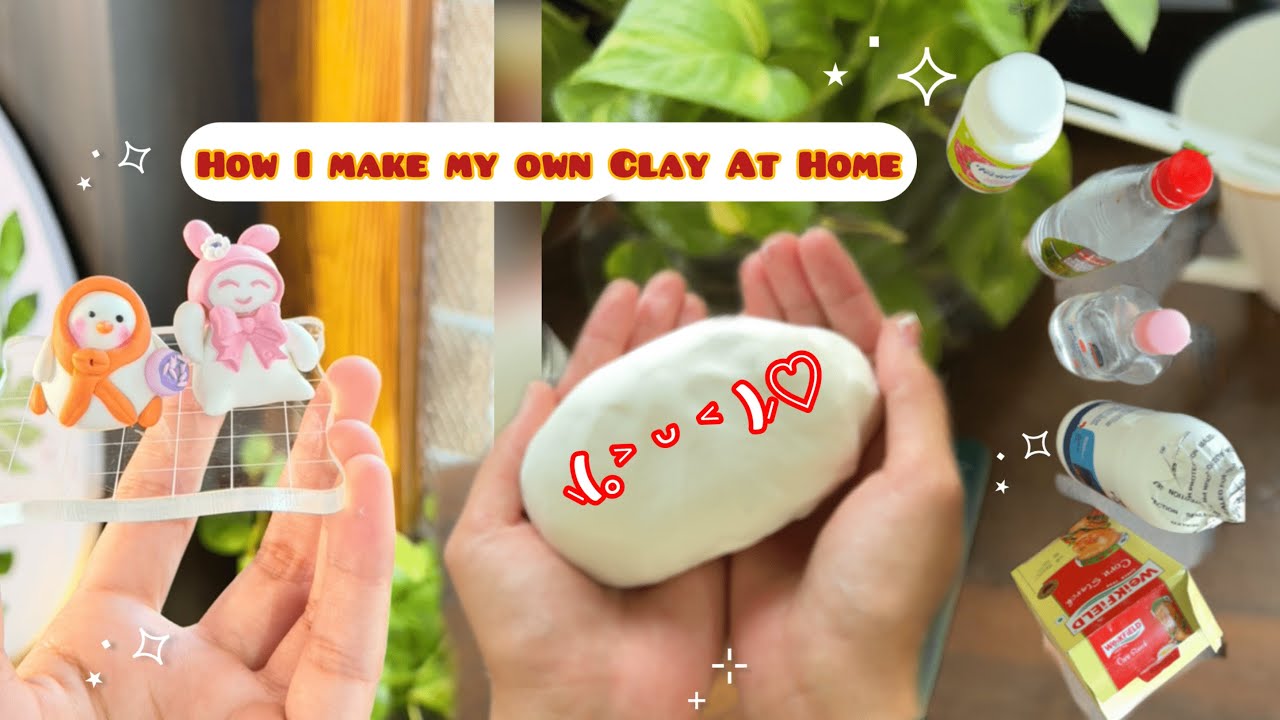 How I Make Cold Porcelain Clay at Home | Spilling the Tea, My DIY Clay Recipe