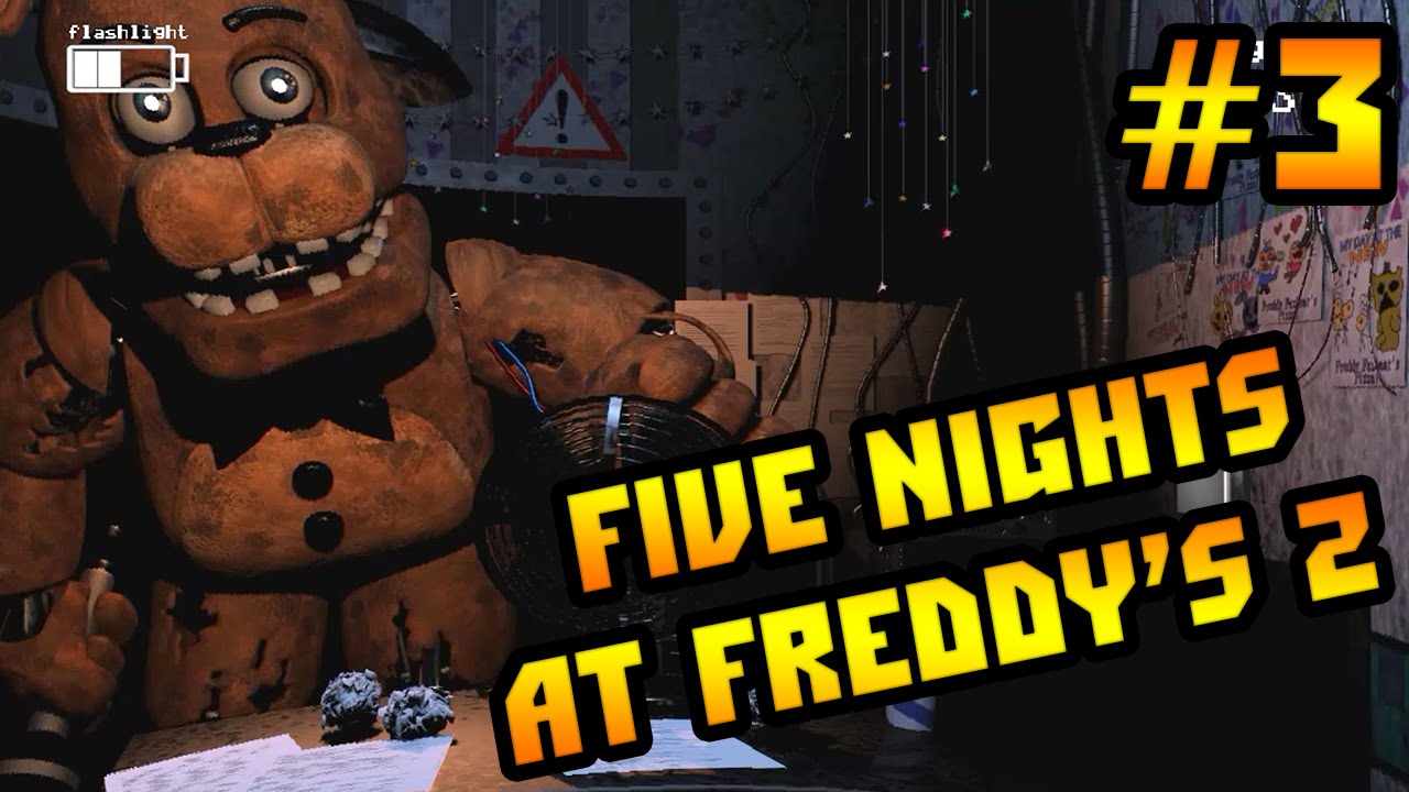 Прохождение Five Nights At Freddy's 2 - ПОМОГИТЕ! [3-я Ночь и МИНИ ИГРА] #3