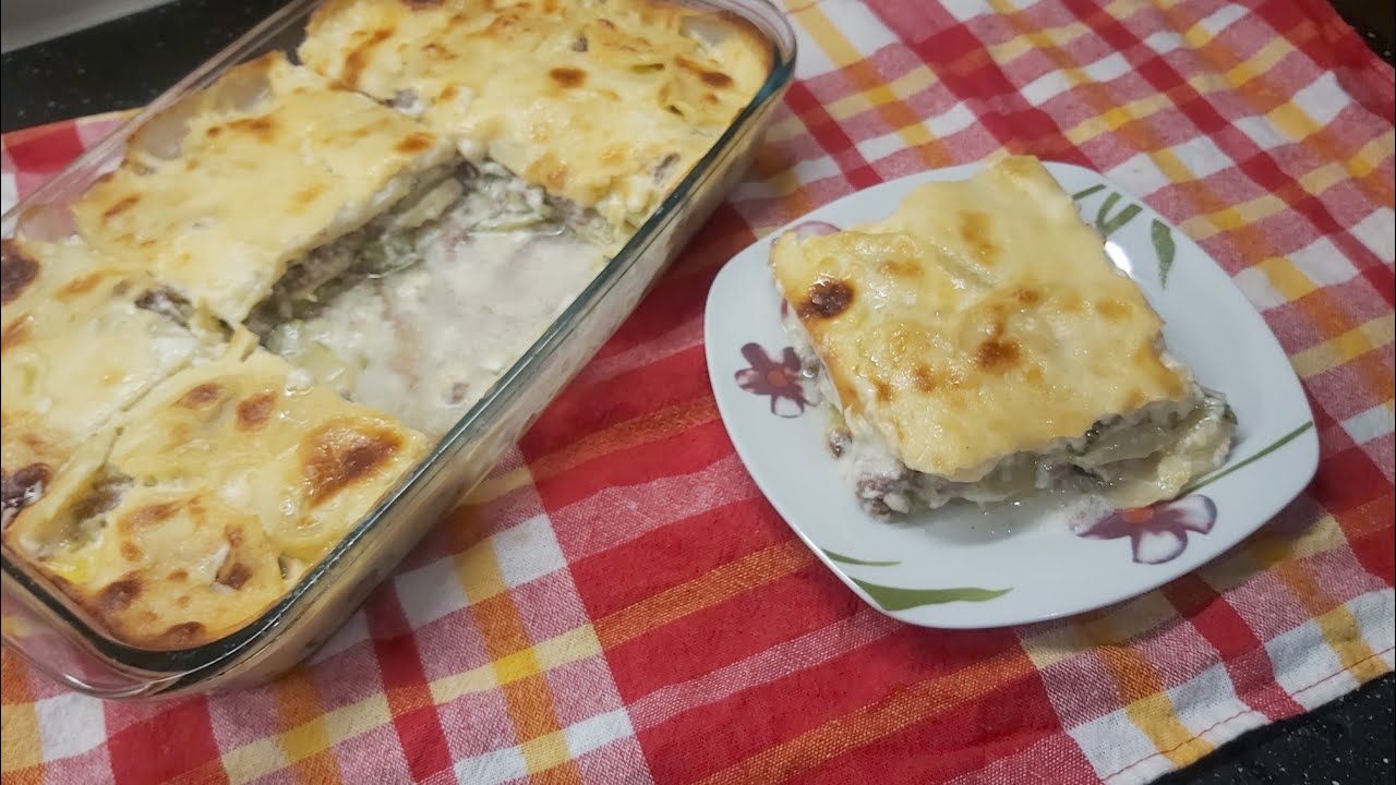 gratins aux pommes de terre et courgettes très délicieux قراتان  بطاطا وكوسة لذيذ بزاف لازم تجربوه