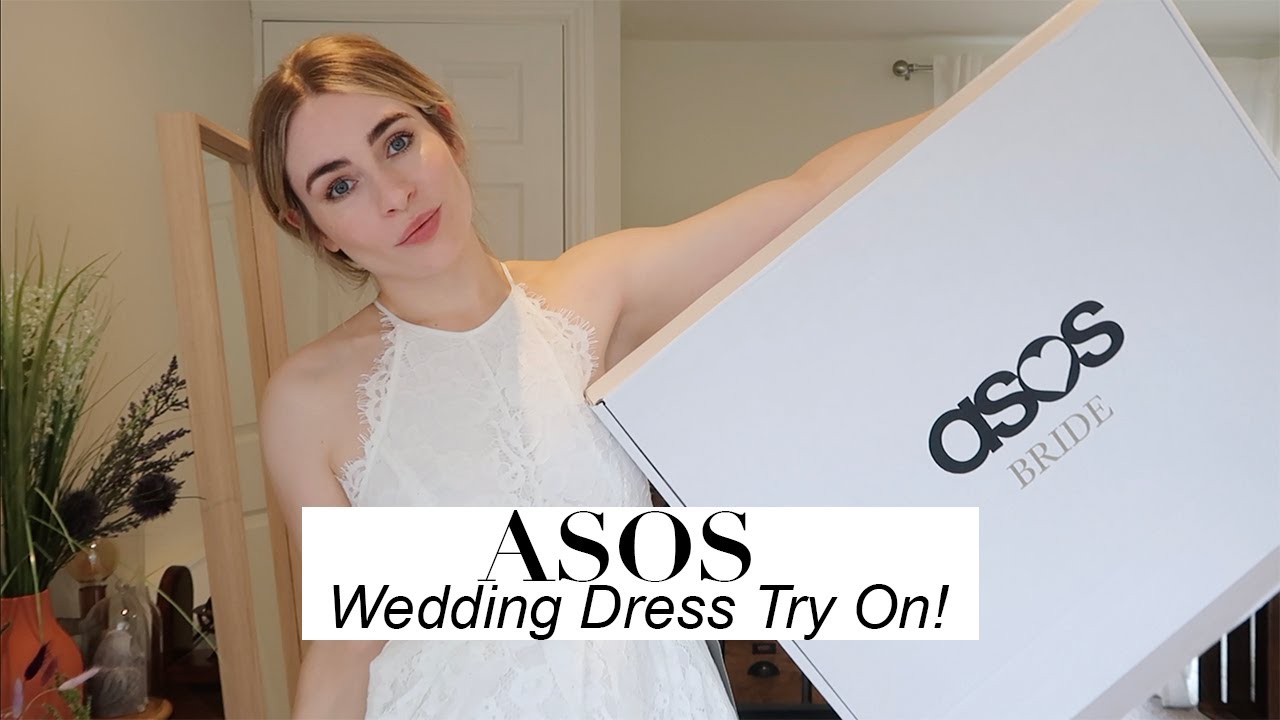 ASOS BRIDAL Wedding Dress Try on + Review!