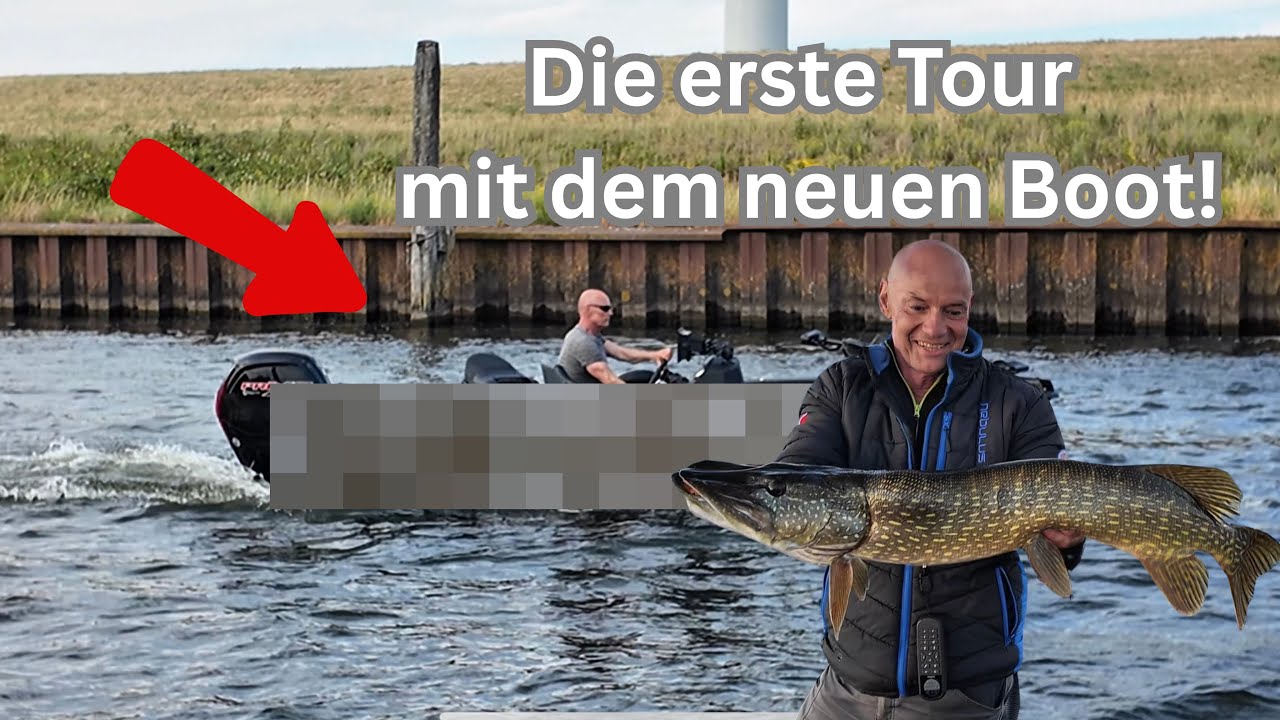 Die erste Tour mit dem neuen Boot!