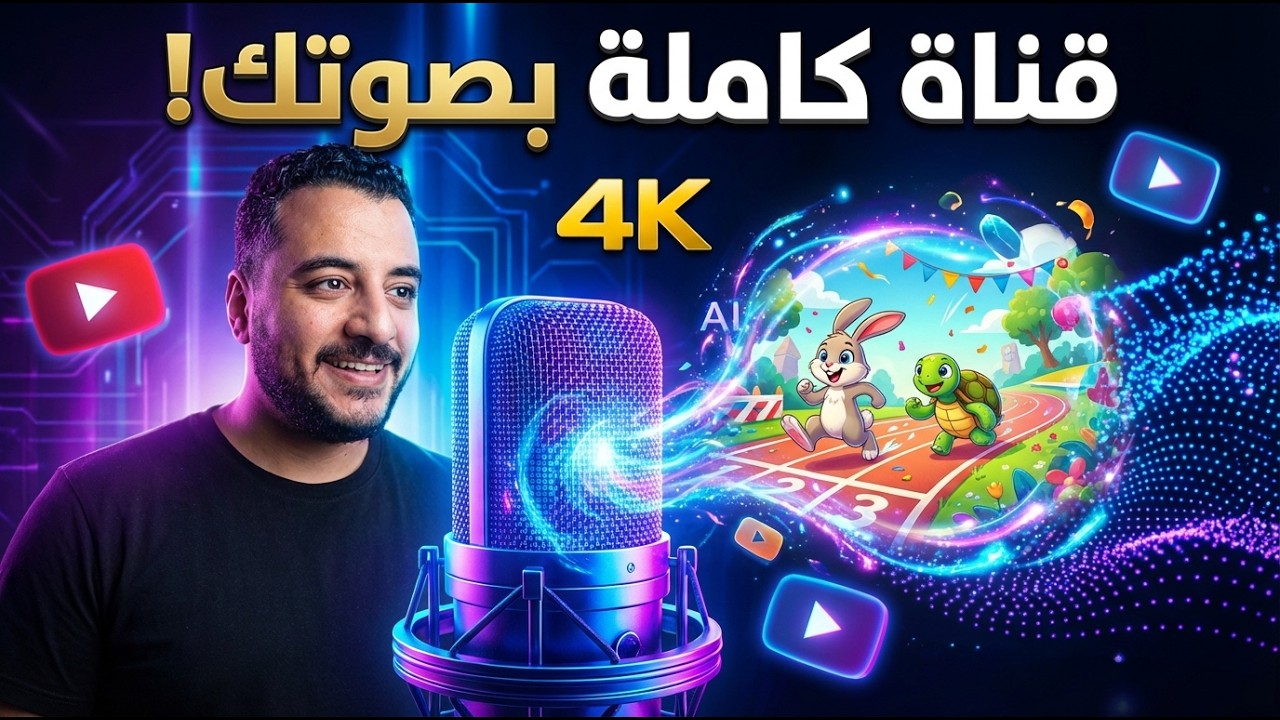 كيف تبني قناة يوتيوب كاملة من صوتك فقط؟ | آخر تطورات الذكاء الاصطناعي