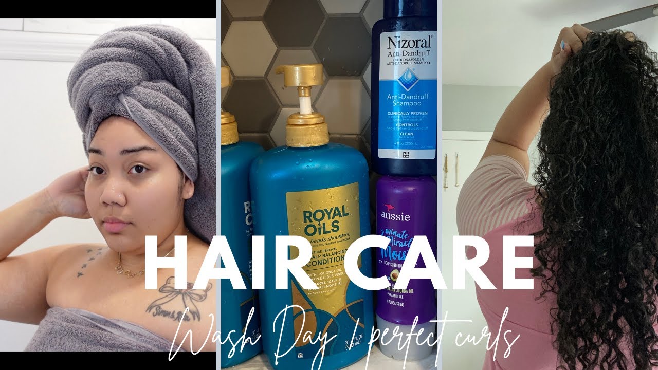 HAIR CARE | WASH DAY | REFRESHING MY CURLY HAIR | HOW TO CURE SEBORRHEIC DERMATITIS & MORE