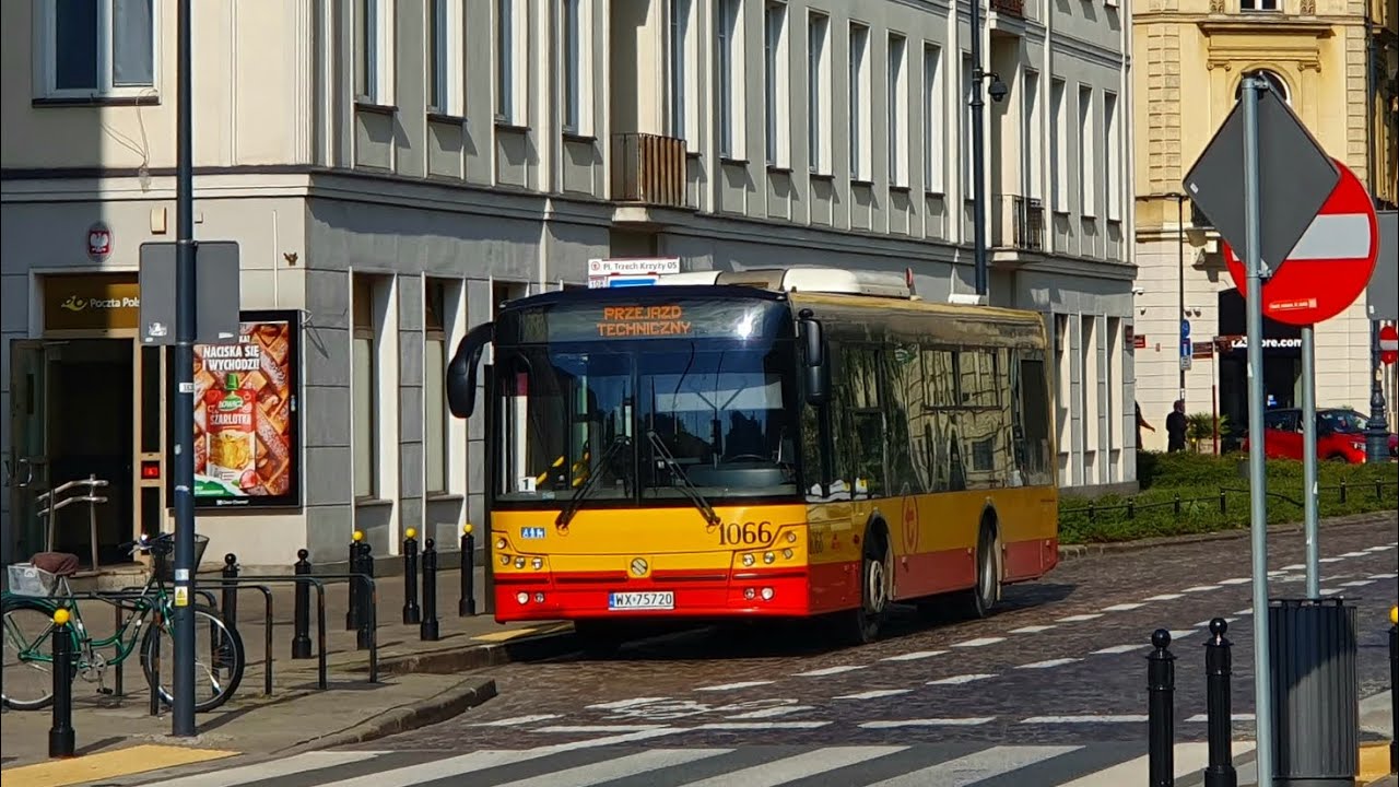 [108] MZA Warszawa - Przejazd Solbusem SM12 (10m) #1066 na linii 108➡️ Stegny 
