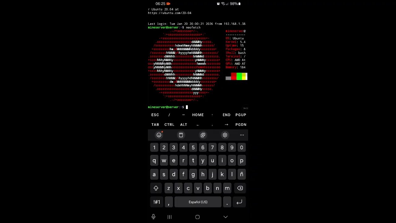 Como conectarse por ssh a un servidor externo en Termux (android no root)