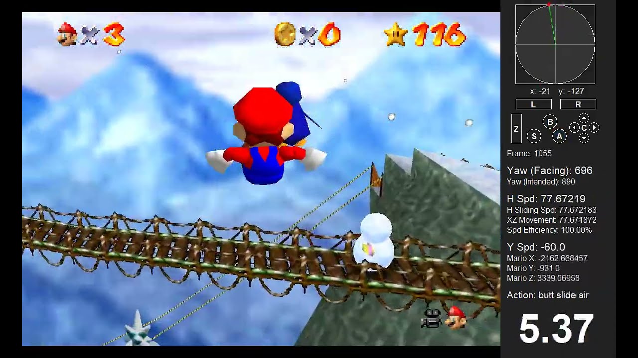 [TAS] SM64 No Speed Limit - CCM improvements