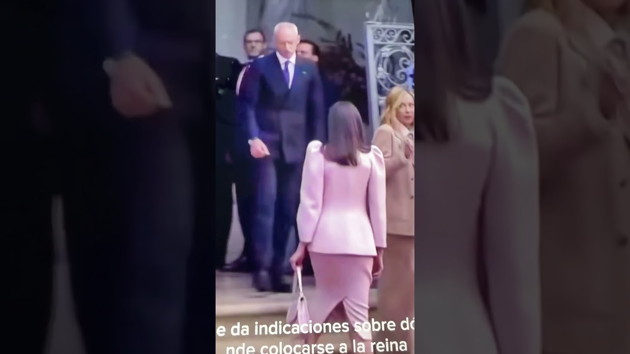 FELIPE VI Y LETIZIA DISCUTEN DELANTE DE MELONI: PRIMERA MINISTRA ITALIA