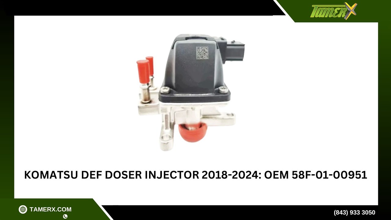 Komatsu DEF Doser Injector 2018-2024: OEM 58F-01-00951
