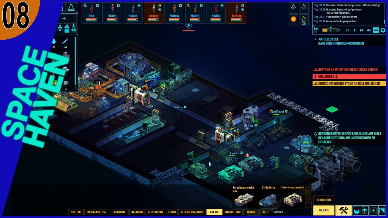 Space Haven 08 - Schiffsneubau und neue Crew - Neues Update