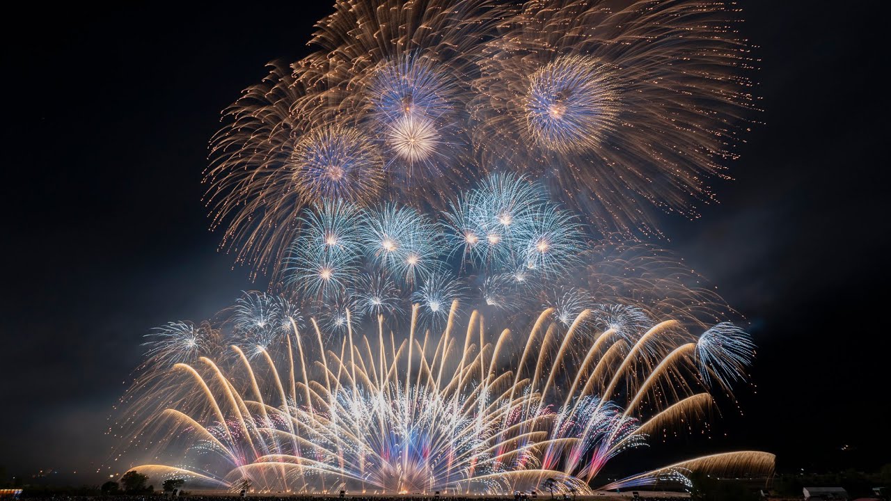 【4K/HDR】 やつしろ全国花火競技大会 2023 『ミュージック花火‘‘ウタ&Fireworks’’/紅屋青木煙火店』