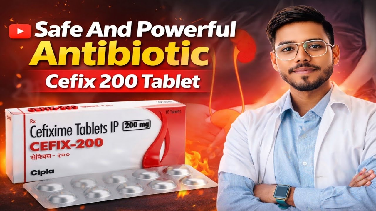 Cefix 200 Tablet Uses In Hindi  | Cefixim 200 | Antibiotic | Bacterial Infection | Jabed Hussain |