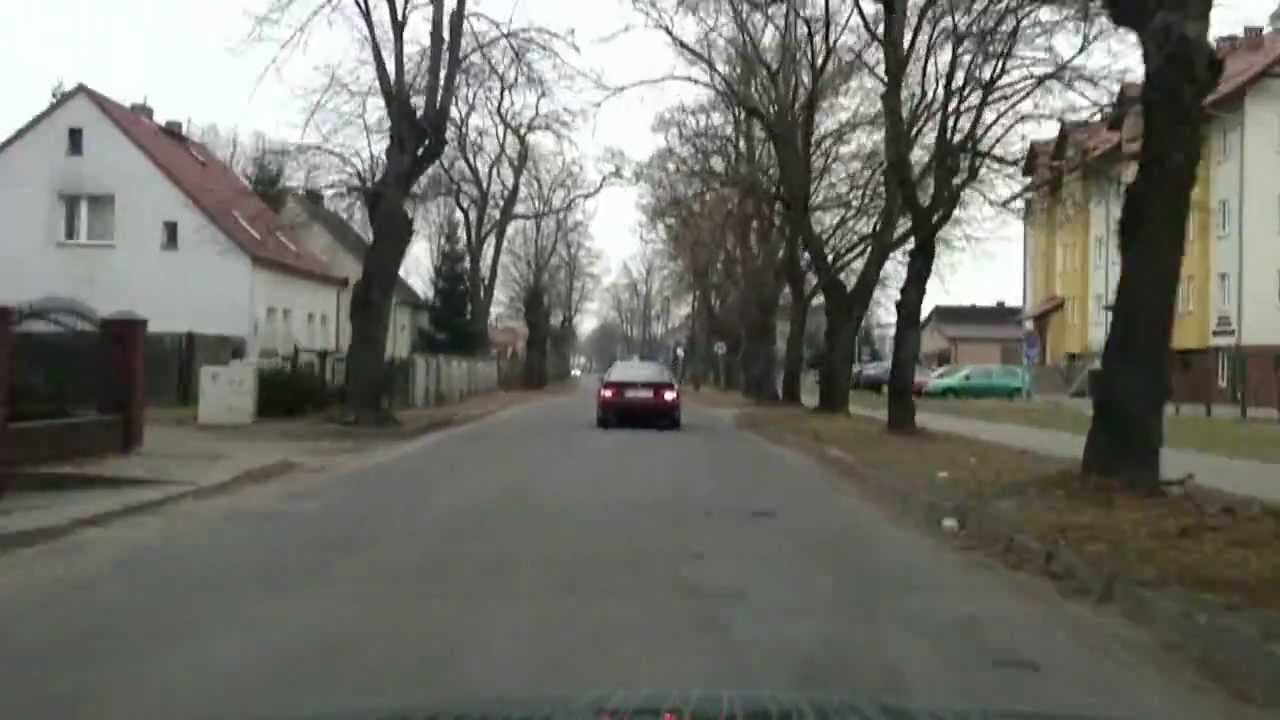 Przejazd przez Kostrzyn nad Odrą