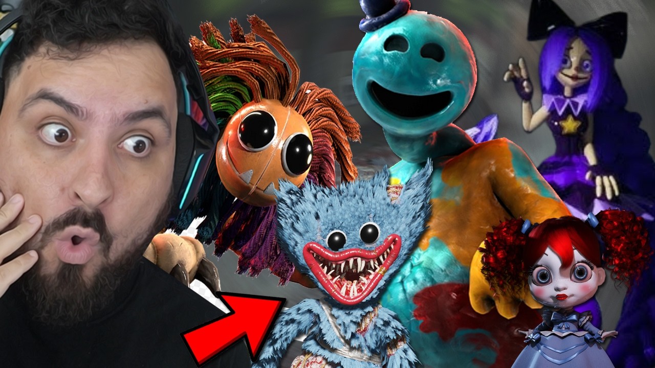 JOGANDO OS POPPY PLAYTIME 4 E 5 ATÉ O FINAL... (ESQUENTA PARA O CAPITULO 5) AO VIVO !!