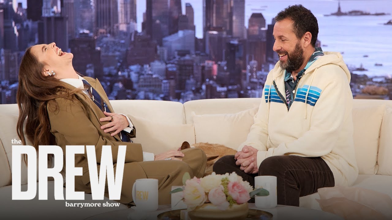Adam Sandler Makes Drew Barrymore Do a Spit-Take When Describing 