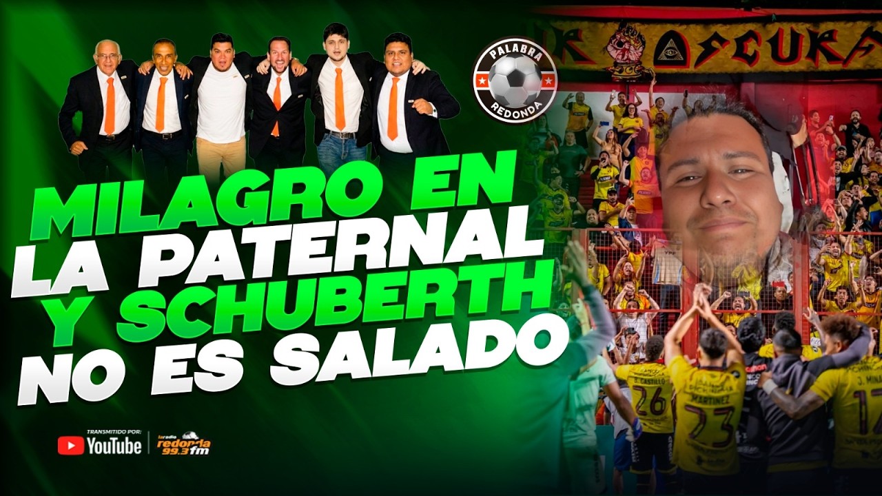 🔴 EN VIVO / PALABRA REDONDA / MILAGRO EN LA PATERNAL Y SCHUBERTH NO ES SALADO  / 26 DE FEBRERO 2026