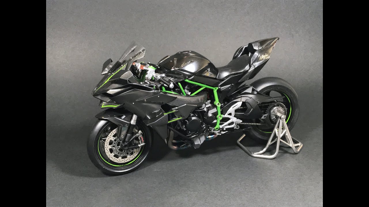 MENG: Kawasaki H2R 1/9 - Часть 6