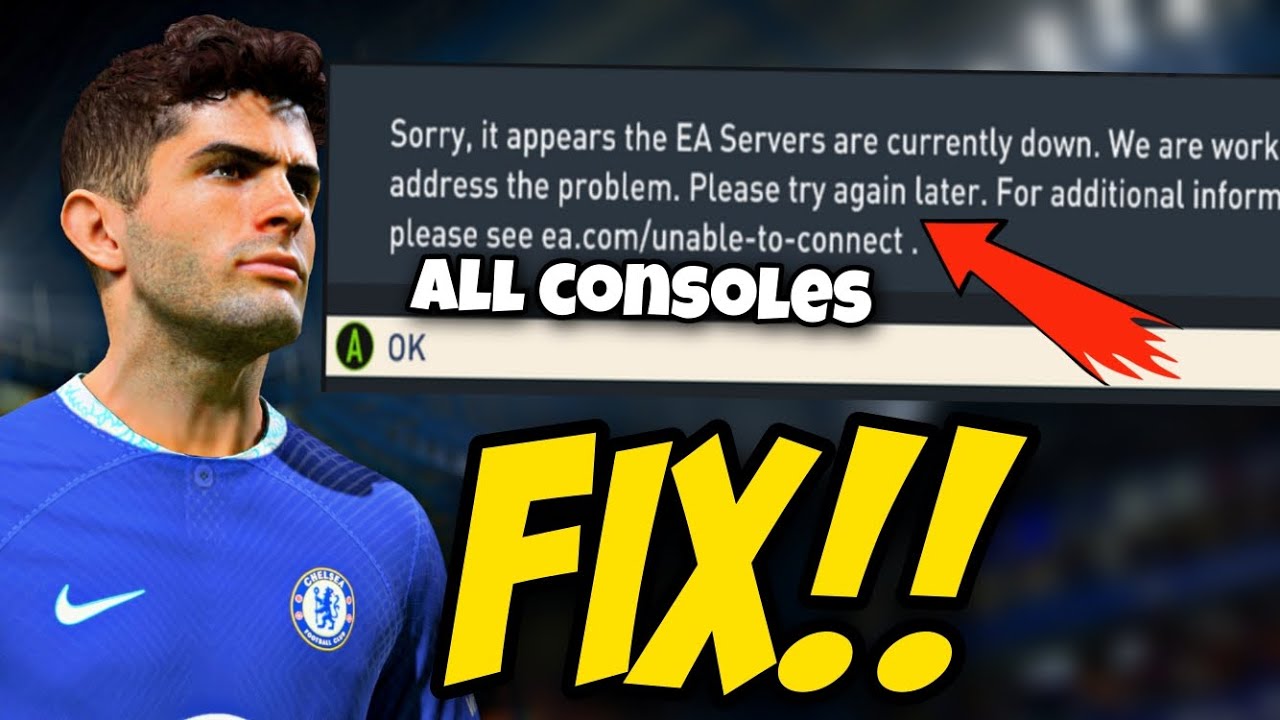 Как исправить ошибку FIFA 23, из-за которой невозможно подключиться к серверам EA на всех консолях