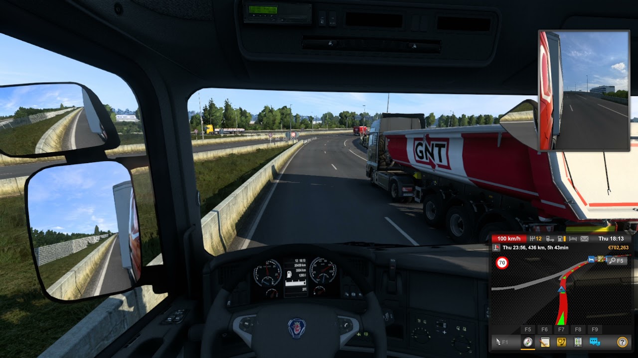 Euro Truck Simulator 2 Scania R360 Toulouse - Bilbao Empty Pallets